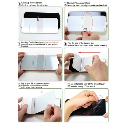 For Samsung Galaxy Z Fold6 1 Sets imak  Curved Full Screen Hydrogel Film (Outer Screen + Inner Screen)
