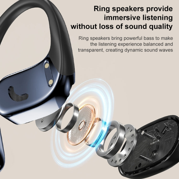 ZGA GS18 Blade AI Wireless Bluetooth Earphone(Black)