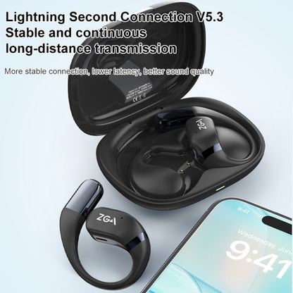 ZGA GS18 Blade AI Wireless Bluetooth Earphone(Black)