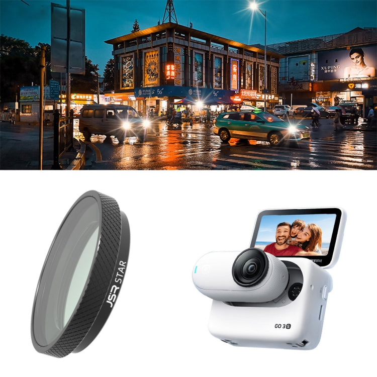 Pour filtre d'objectif de caméra Insta360 GO 3S JUNESTAR, filtre : ÉTOILE
