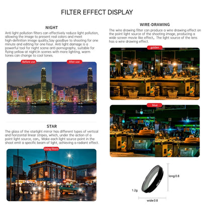 Pour filtre d'objectif d'appareil photo Insta360 GO 3S JUNESTAR, Filtre : ND32