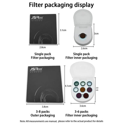 For Insta360 GO 3S JUNESTAR Camera Lens Filter, Filter:2 in 1 UV