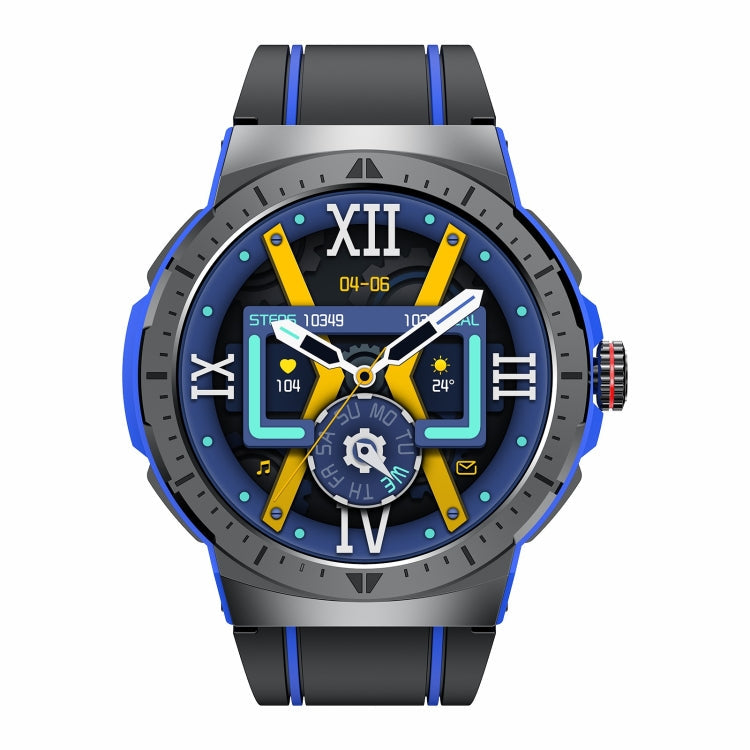 LEMFO HK52 1.43 inch BT5.3 IP68 Sport Smart Watch, Support Bluetooth Call / Message Notification / Heart Rate / Blood Pressure Health Monitor(Blue)