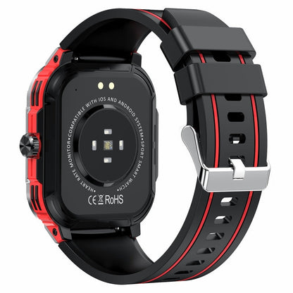 LEMFO HK56 2.06 inch BT5.3 IP68 Sport Smart Watch, Support Bluetooth Call / Message Notification / Heart Rate / Blood Pressure Health Monitor(Red)