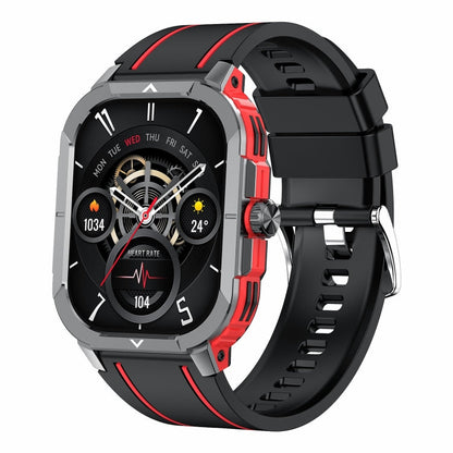 LEMFO HK56 2.06 inch BT5.3 IP68 Sport Smart Watch, Support Bluetooth Call / Message Notification / Heart Rate / Blood Pressure Health Monitor(Red)
