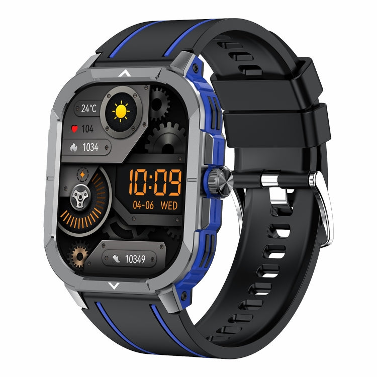 LEMFO HK56 2.06 inch BT5.3 IP68 Sport Smart Watch, Support Bluetooth Call / Message Notification / Heart Rate / Blood Pressure Health Monitor(Blue)