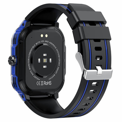 LEMFO HK56 2.06 inch BT5.3 IP68 Sport Smart Watch, Support Bluetooth Call / Message Notification / Heart Rate / Blood Pressure Health Monitor(Blue)
