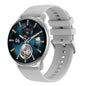 HK89 1.43 inch BT5.0 IP67 Sport Smart Watch, Support Bluetooth Call / Message Notification / Heart Rate / Blood Pressure Health Monitor(Silver)