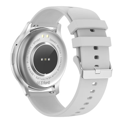 HK89 1.43 inch BT5.0 IP67 Sport Smart Watch, Support Bluetooth Call / Message Notification / Heart Rate / Blood Pressure Health Monitor(Silver)