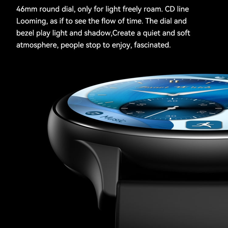 HK89 1.43 inch BT5.0 IP67 Sport Smart Watch, Support Bluetooth Call / Message Notification / Heart Rate / Blood Pressure Health Monitor(Silver)