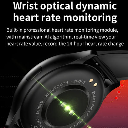 HK89 1.43 inch BT5.0 IP67 Sport Smart Watch, Support Bluetooth Call / Message Notification / Heart Rate / Blood Pressure Health Monitor(Silver)