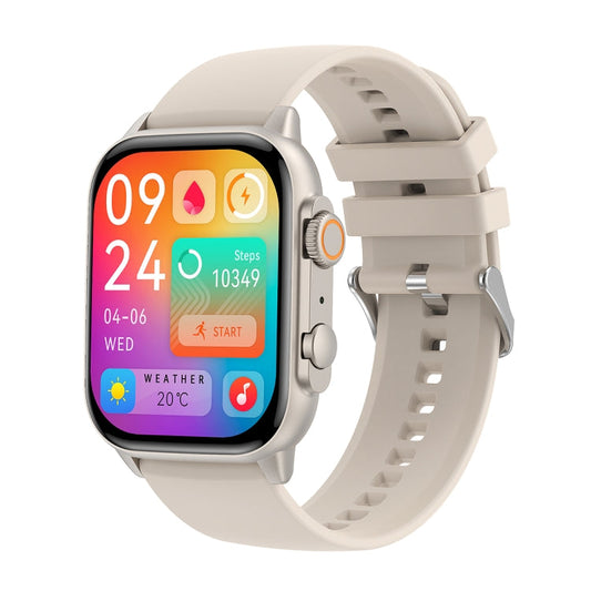 LEMFO HK95 1.952 inch BT5.0 IP68 Sport Smart Watch, Support Bluetooth Call / Sleep / Blood Oxygen / Heart Rate / Blood Pressure Health Monitor(Silver)