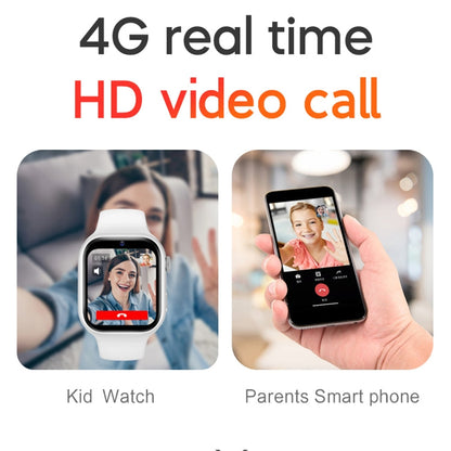 K20 1.81 inch Children Sport Smart Watch, Support Video Call / Message Notification / GPS / WiFi / AI(Black)