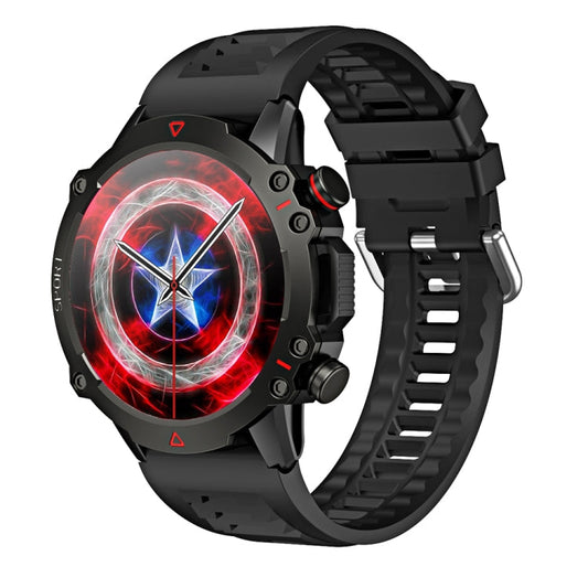 TF10 Pro 1.53 inch BT5.2 IP67 Sport Smart Watch, Support Bluetooth Call / Sleep / Blood Oxygen / Heart Rate / Long Sitting Health Monitor(Black)