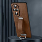 Pour Honor 200 Pro SULADA PC Étui de Téléphone Antichoc en Similicuir (Marron)