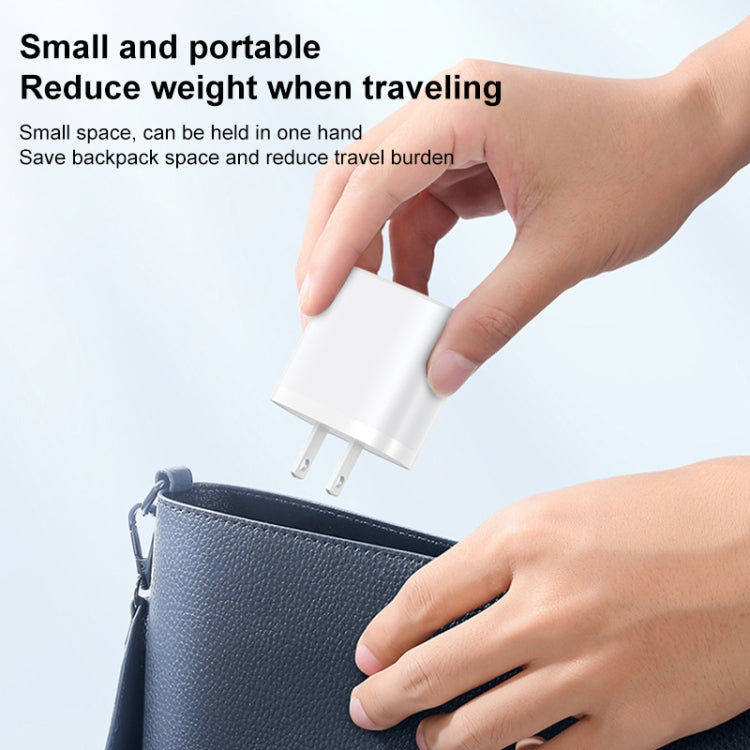 Yesido YC11U 20W PD USB-C / Type-C Fast Charging Charger, Specification:US Plug(White)