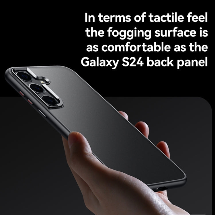 For Samsung Galaxy S24 Ultra 5G SULADA Skin Feel Matte Shockproof Phone Case(Black)