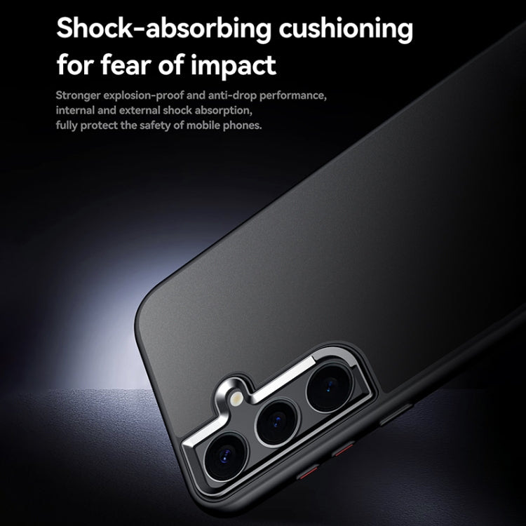 For Samsung Galaxy S24 Ultra 5G SULADA Skin Feel Matte Shockproof Phone Case(Grey)
