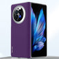 For vivo X Fold3 SULADA Skin Feel Liquid Leather Shockproof Phone Case(Purple)