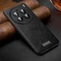 For vivo X200 Pro SULADA Shockproof TPU + Handmade Leather Phone Case(Black)