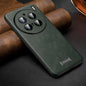 For vivo X200 Pro SULADA Shockproof TPU + Handmade Leather Phone Case(Green)