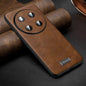 For Honor X60 Pro SULADA Shockproof TPU Hybrid Handmade Leather Phone Case(Brown)