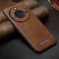 For Honor X60 SULADA Shockproof TPU Hybrid Handmade Leather Phone Case(Brown)