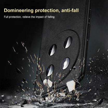 For Honor 200 SULADA Shockproof TPU Hybrid Handmade Leather Phone Case(Orange)