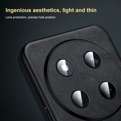 For Honor 200 Pro SULADA Shockproof TPU Hybrid Handmade Leather Phone Case(Black)