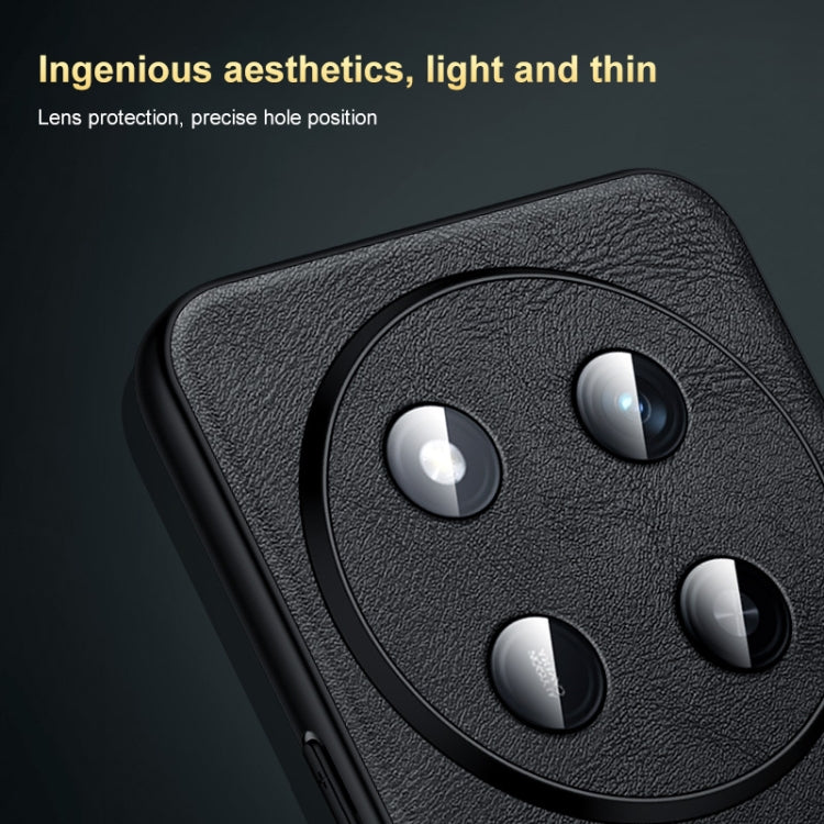 For Honor X60 Pro SULADA Shockproof TPU Hybrid Handmade Leather Phone Case(Black)