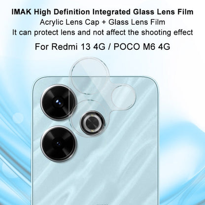 Pour Xiaomi Redmi 13 4G Global / POCO M6 4G Film de protection d'objectif en verre intégré haute définition imak