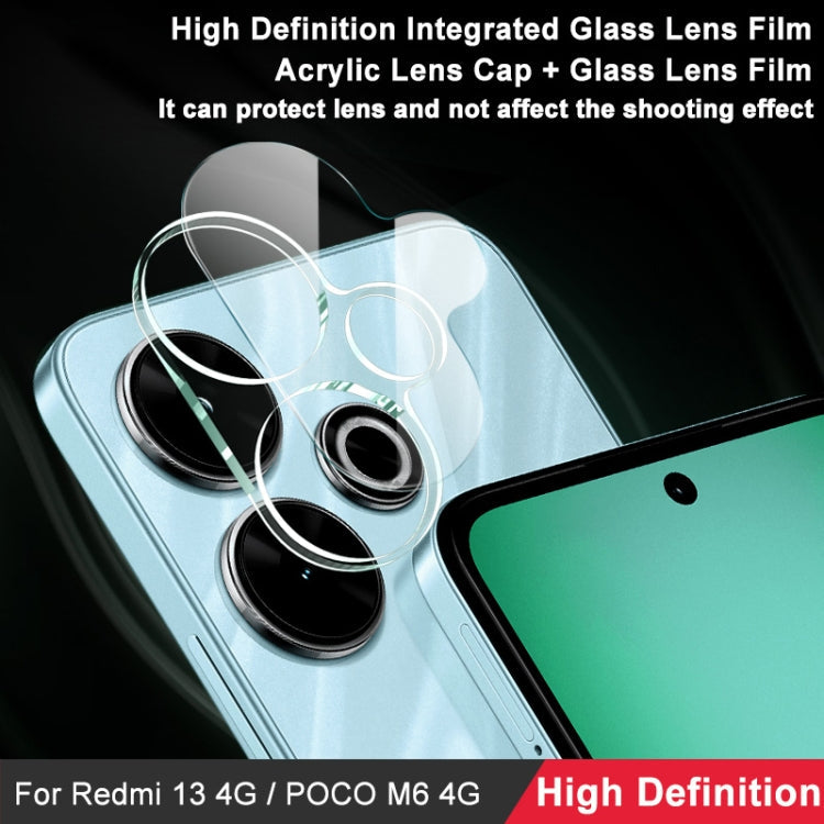 Pour Xiaomi Redmi 13 4G Global / POCO M6 4G Film de protection d'objectif en verre intégré haute définition imak