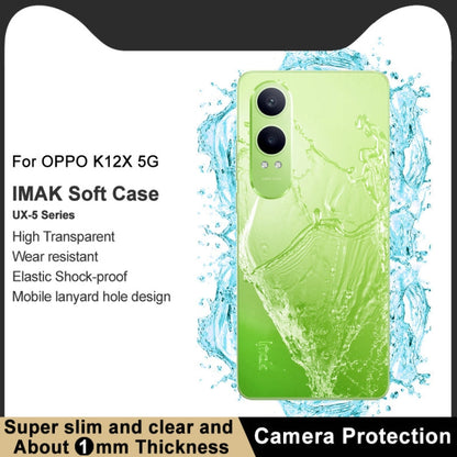 For OnePlus Nord CE4 Lite IMAK UX-5 Series Transparent Shockproof TPU Protective Case