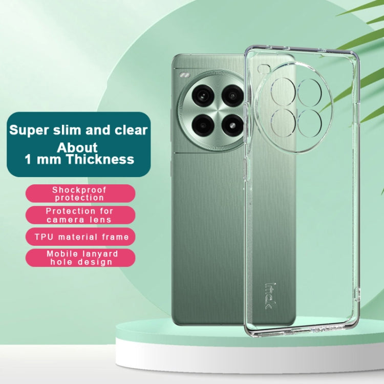 For OnePlus Ace 3 Pro IMAK UX-5 Series Transparent Shockproof TPU Protective Case