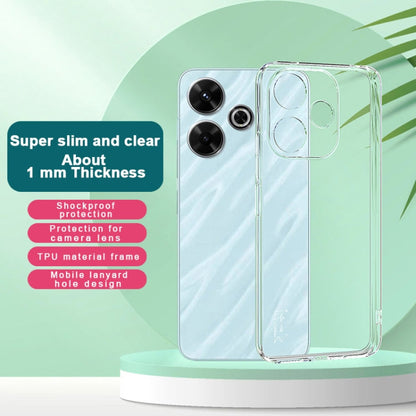 For Xiaomi POCO M6 4G imak UX-5 Series Super Slim Transparent Shockproof TPU Protective Case(Transparent)