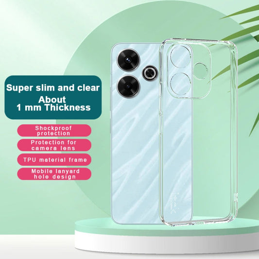 For Xiaomi POCO M6 4G imak UX-5 Series Super Slim Transparent Shockproof TPU Protective Case(Transparent)