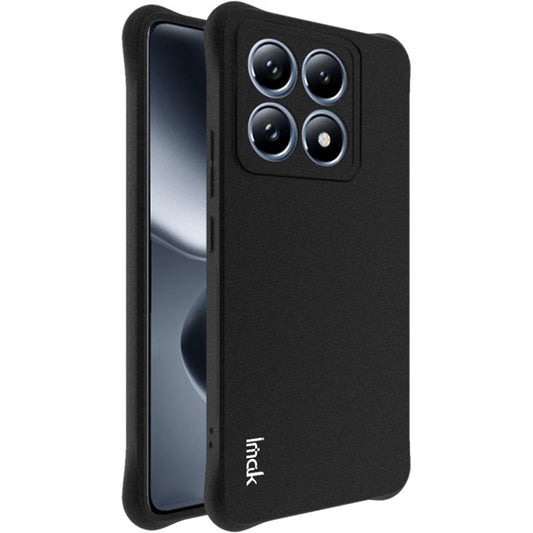 For Xiaomi 14T imak Shockproof Airbag TPU Phone Case(Matte Black)