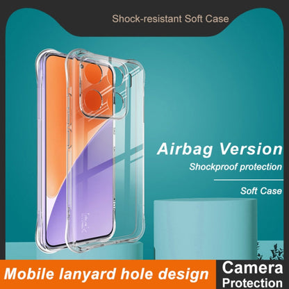 For Xiaomi 15 Pro imak Shockproof Airbag TPU Phone Case(Transparent)
