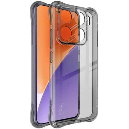 For Xiaomi 15 Pro imak Shockproof Airbag TPU Phone Case(Transparent Black)