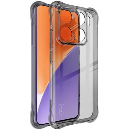 For Xiaomi 15 imak Shockproof Airbag TPU Phone Case(Transparent Black)