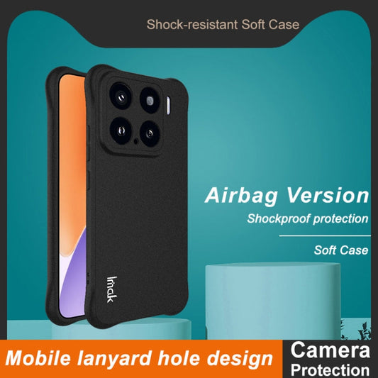 For Xiaomi 15 imak Shockproof Airbag TPU Phone Case(Matte Black)