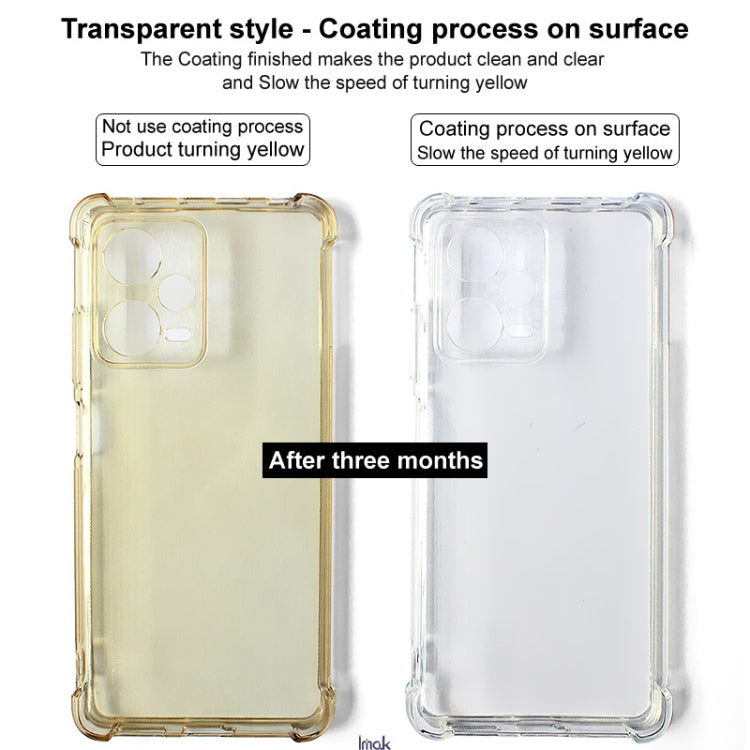 For Xiaomi 15 imak Shockproof Airbag TPU Phone Case(Transparent Black)