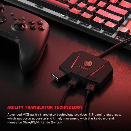 GameSir LeadJoy VX2 AimBox Game Console Keyboard Mouse Converter for Xbox / PS4(Black)
