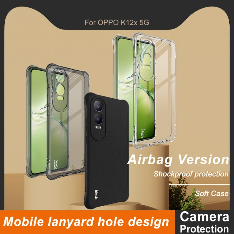 For OnePlus Nord CE4 Lite imak Shockproof Airbag TPU Phone Case(Transparent)