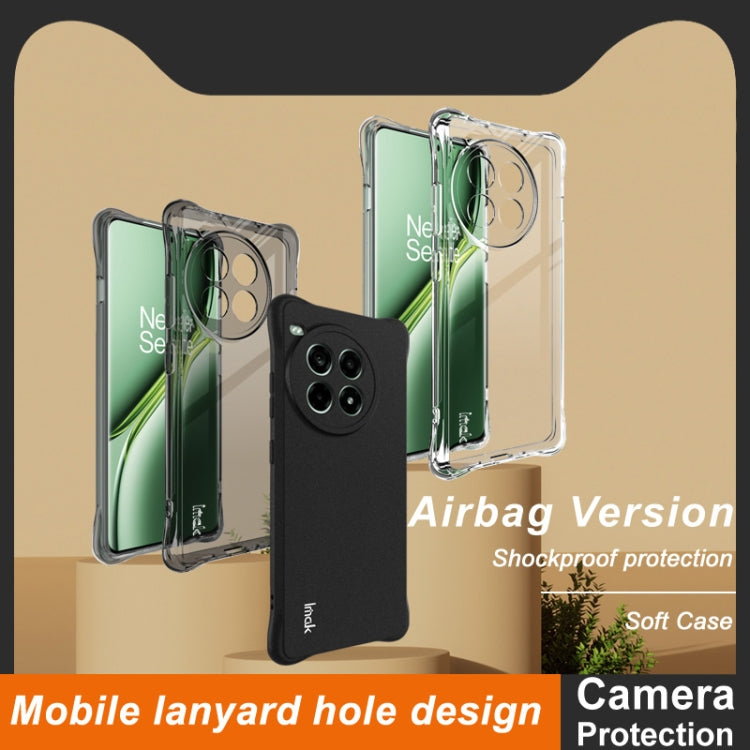 For OnePlus Ace 3 Pro 5G imak Shockproof Airbag TPU Phone Case(Transparent)