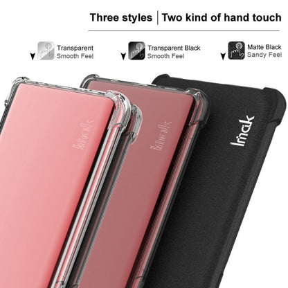 For OnePlus Ace 3 Pro 5G imak Shockproof Airbag TPU Phone Case(Transparent Black)