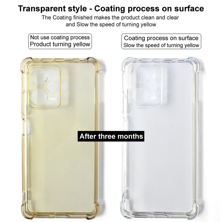 For OnePlus 13 5G imak Shockproof Airbag TPU Phone Case(Transparent)