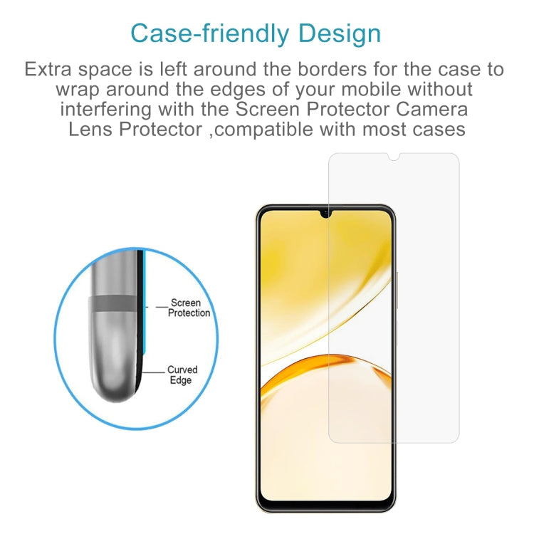 For Realme C53 / C63 / Narzo N53 / N63 0.26mm 9H 2.5D Tempered Glass Film