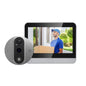 ESCAM C89 1080P 4.3 inch Smart Digital Door Viewer, Support Wide Angle PIR & Night Vision Photo(Silver)