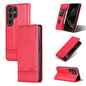 For Samsung Galaxy S25 Ultra 5G AZNS Magnetic Calf Texture Flip Leather Phone Case(Red)